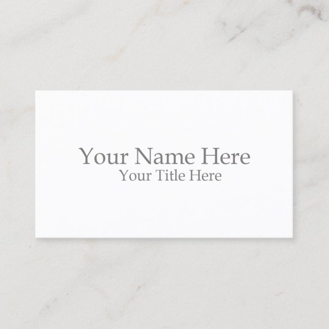 Standard, 3.5" x 2.0" Business Card Visitenkarte (Vorderseite)