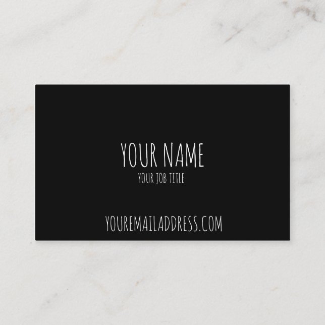 Standard, 3,5" x 2,0", Standardlech Visitenkarte (Rückseite)