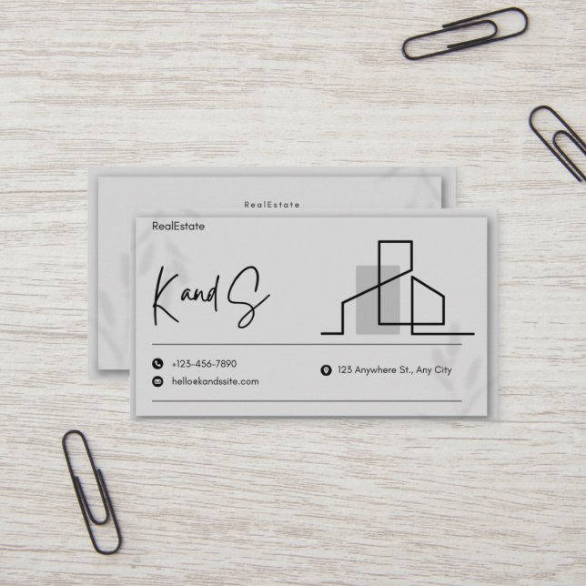 Standard, 3,5" x 2,0" Visitenkarte (Vorderseite/Rückseite Beispiel)