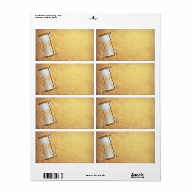 Standard, 3,5" x 2,0" Visitenkarten-Label (Vorne)