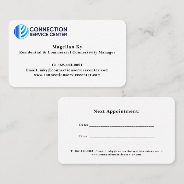 Standard, 3,5 Zoll x 2,0" Visitenkarte Telefonnummerkarte (Vorne/Hinten)