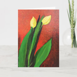 Standard, 5" x 7" geklappte Grußkarte BLANK Karte