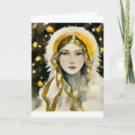 Standard, 5" x 7" geklappte Grußkarte Karte