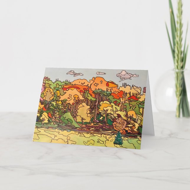 Standard, 5" x 7" geklappte Grußkarte Karte (Vorderseite)