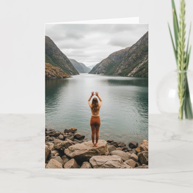 Standard, 5" x 7" geklappte Grußkarte Karte (Vorderseite)