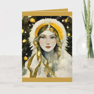 Standard, 5" x 7" geklappte Grußkarte Karte
