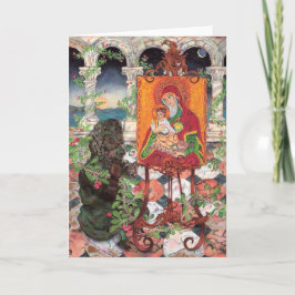 Standard, 5" x 7" geklappte Grußkarte Karte