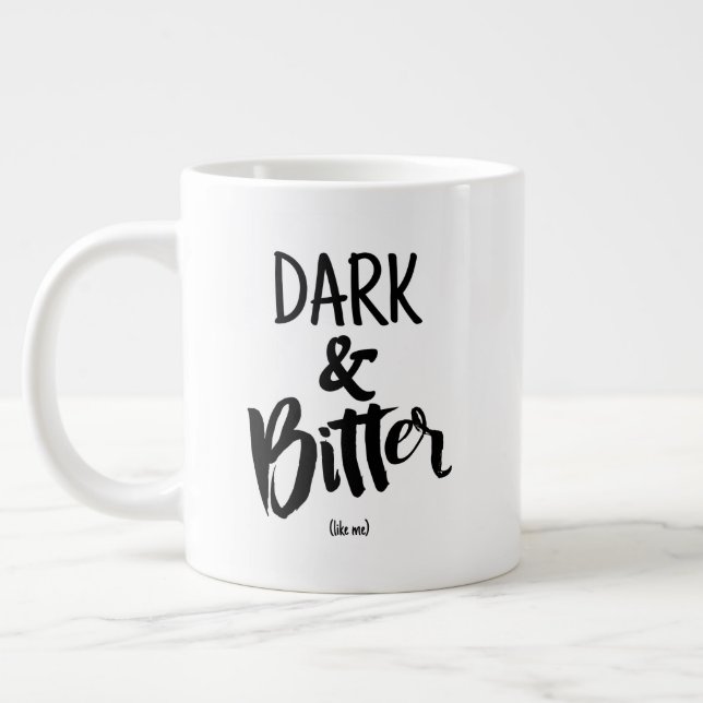 Standard-Becher - Dunkel und bitter Jumbo-Tasse (Links)