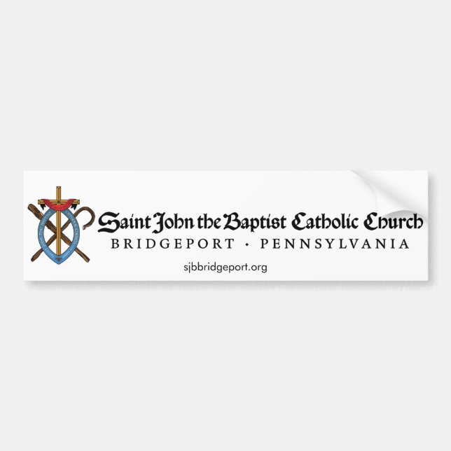 Standard bumper sticker autoaufkleber (Vorne)