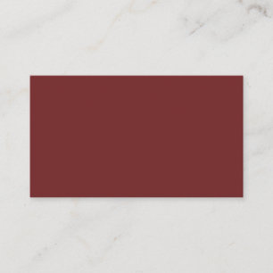 Standard Burgundy Visitenkarte