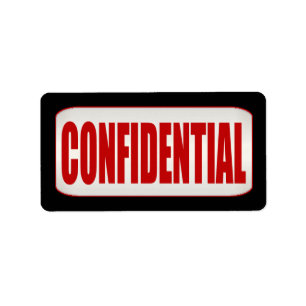 Standard Business Confidence Medium Label Adressaufkleber