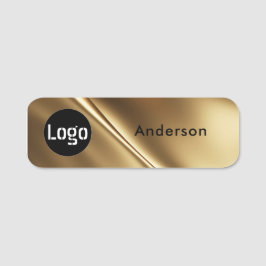 Standard-Firmenlogo Firmenname Name des Mitarbeite Namensschild