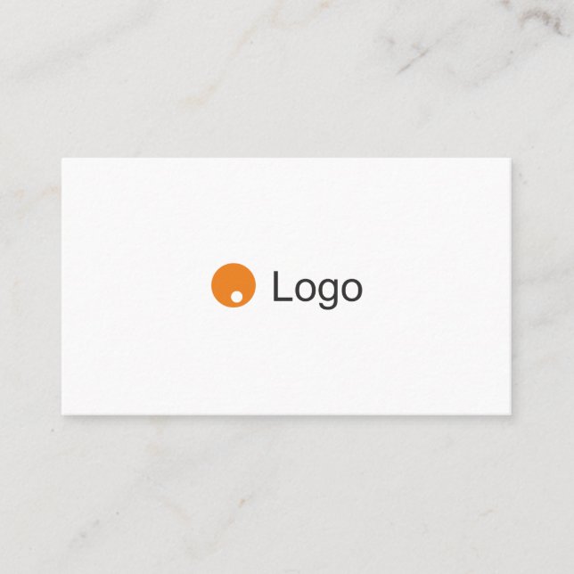 Standard für Ihr Unternehmen Visitenkarte (Vorderseite)