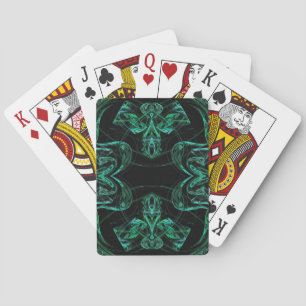 Standard-Indexgestaltung Abstraktes Fraktal-Design Spielkarten