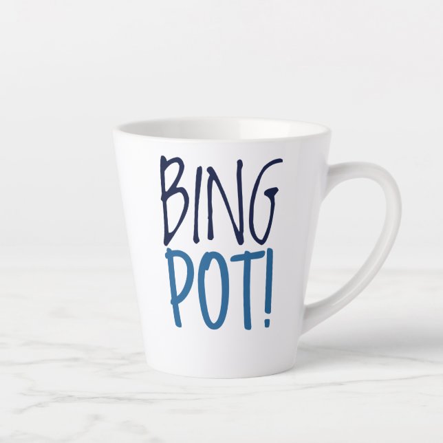 Standard Latte Tasse - Bing Pot! (Rechts)