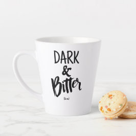Standard Latte Tasse - Dunkel und Bitter
