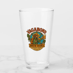 Standard-Logo-Bierglas Glas