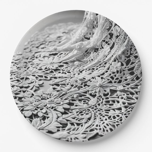 Standard Paper Dinner Plate for Wedding Pappteller (Vorderseite)