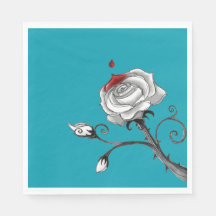 Standard Paper Napkins "Painting the Rose Red"