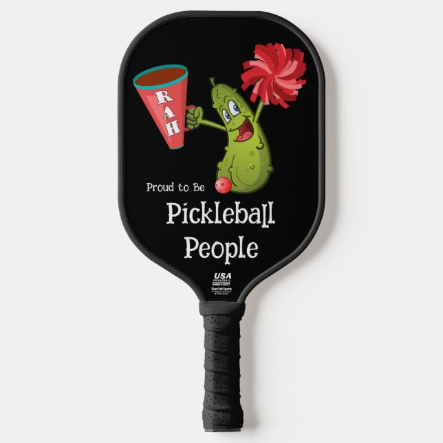 Standard Pickleball Paddle, schwarz, lustig Pickleball Schläger (Vorderseite)