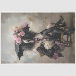 Standard Poodle Bohemisch Rhapsody Decoupage Seidenpapier