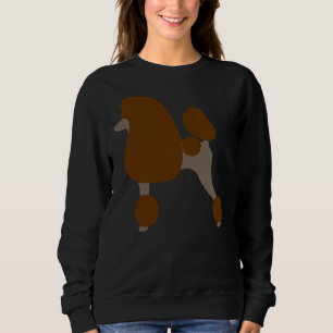Standard Poodle Brown Sweatshirt