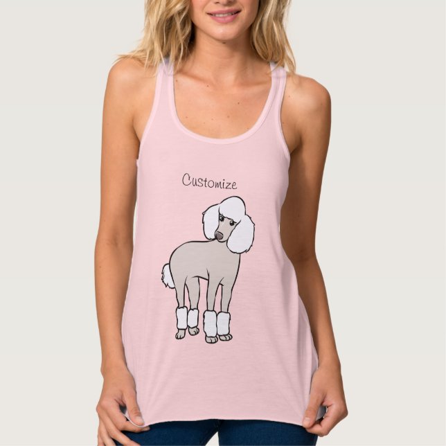 Standard Poodle Dog Thunder_Cove Tank Top (Vorderseite)