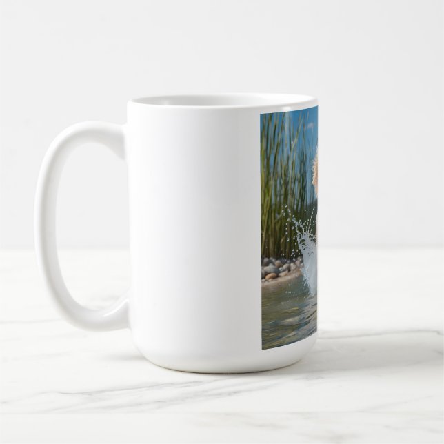 Standard Poodle Elegante Kaffee Tasse (Links)