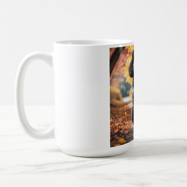 Standard Poodle Elegante Kaffee Tasse (Links)
