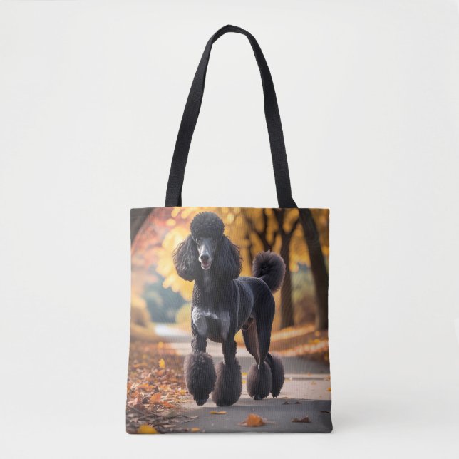 Standard Poodle Elegante Schultertasche (Vorderseite)