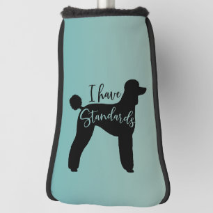 Standard Poodle I habe Standards Hund Silhouette Golf Headcover