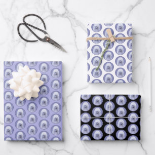 Standard Poodle White Painting - Original Dog Art Geschenkpapier Set