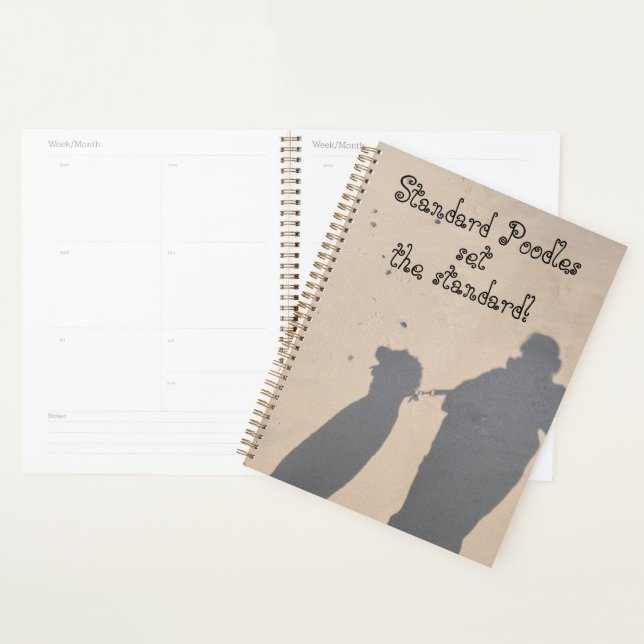 Standard Poodles setzen die Standards  Planer (Anzeige)