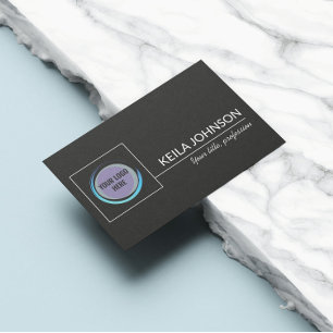 Standard-QR-Geschäftslogo Visitenkarte