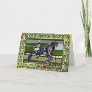 Standard Race Horse Blank Weihnachtskarte Feiertagskarte