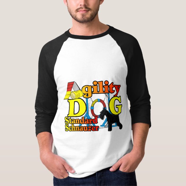 Standard_Schnauzer_Agility T-Shirt (Vorderseite)
