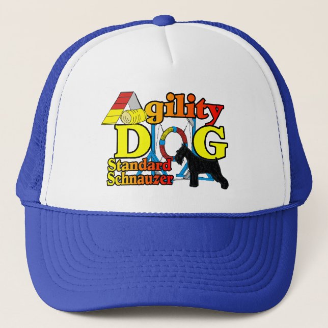 Standard_Schnauzer_Agility Truckerkappe (Vorderseite)