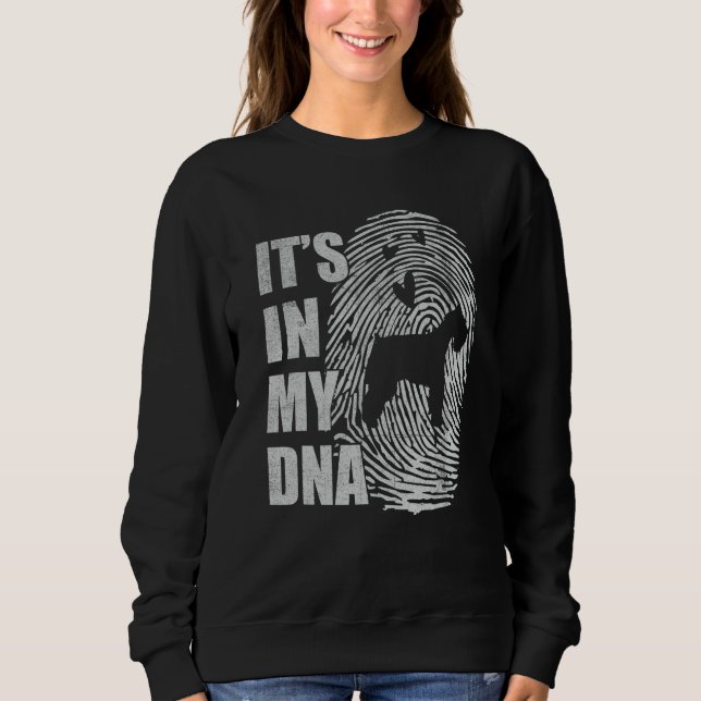 Standard Schnauzer DNA Dog Mom Dad Dog Sweatshirt (Vorderseite)