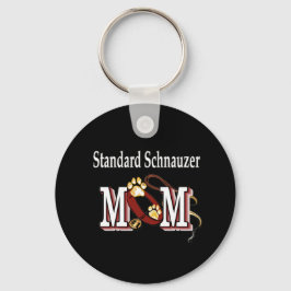 Standard Schnauzer Mama Schlüsselanhänger