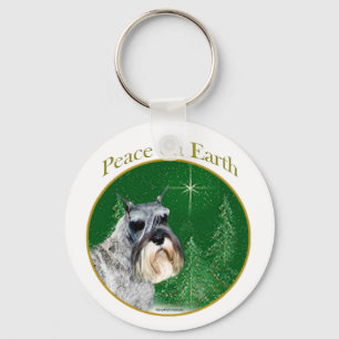 Standard Schnauzer Peace Schlüsselanhänger