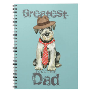 Standard Schnauzer Vater Notizblock
