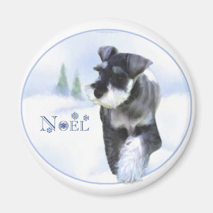 Standard Schnauzer Weihnachten Magnet