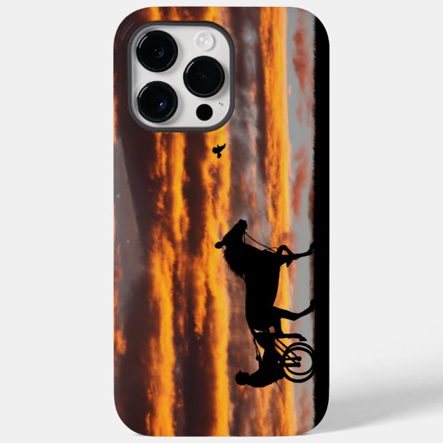 Standard-Trotting-Racehorse Case-Mate iPhone Hülle (Rückseite)