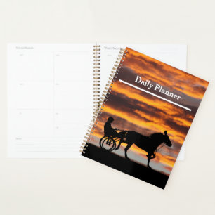 Standard Trotting Racehorse Daily Planner Planer