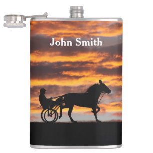 Standard Trotting Racehorse Drink Flask Flachmann