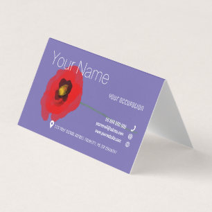 Standard-Visitenkarte für WASSERFARBEN Visitenkarten