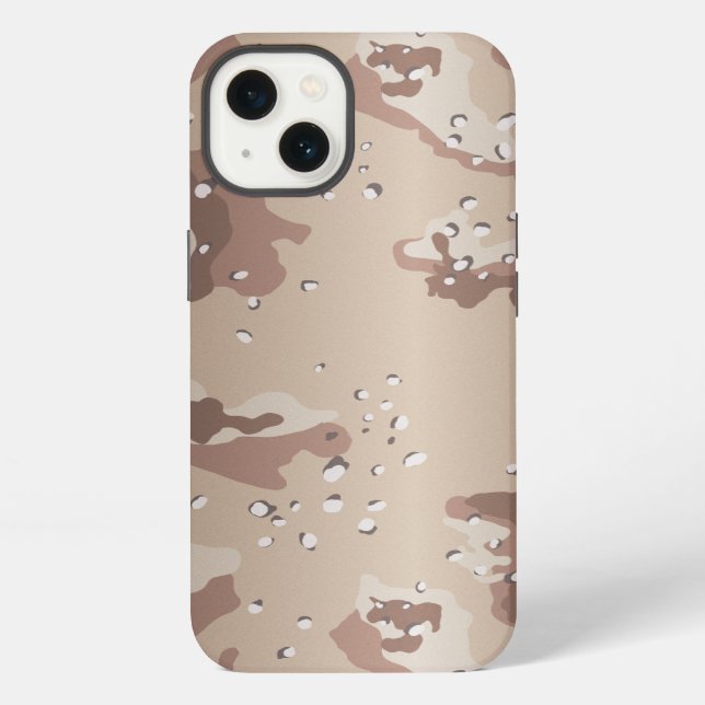 Standard Wüsten-Tarnmuster iPhone Hülle (Rückseite)