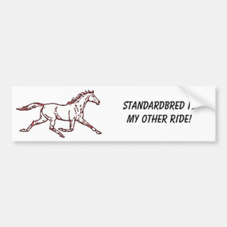 Standardbred ist meine andere Fahrt Autoaufkleber