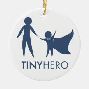 Standarddekoration des Tiny Hero Logos Keramik Ornament