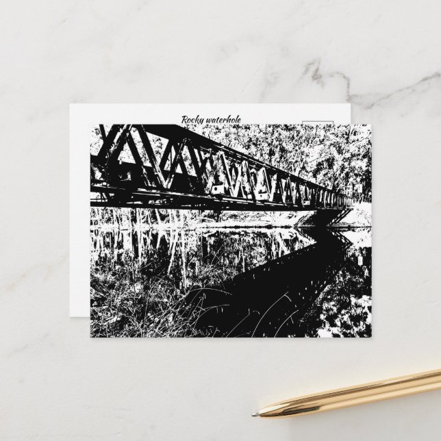 Standardgröße Postkarte (Vorderseite/Rückseite Beispiel)